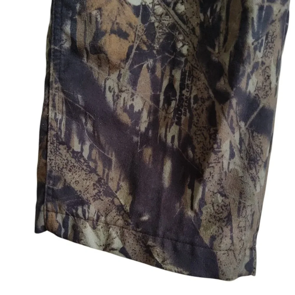 Cabelas Mossy Oak Breakup Hunting Camo Camoflauge Cargo Pants 38R Made in USA